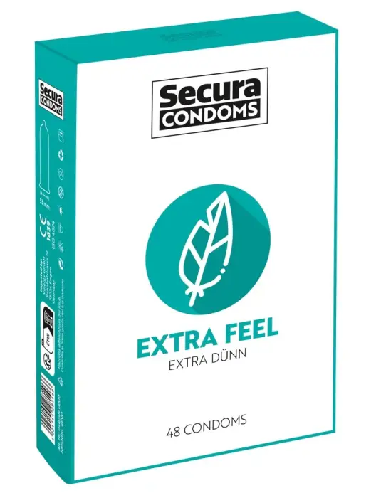 Secura Extra Feel Ultra-thin Condoms – 48 pcs