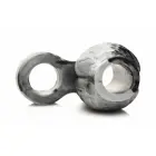 XR Brands Night Prowler Silicone Ball Support Ring – Grey — Photo 3