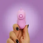 Unihorn Karmic Kisses – valkājams pirksta vibrators – 10 modes, pulsējoša galstiņa – violets — Foto 2