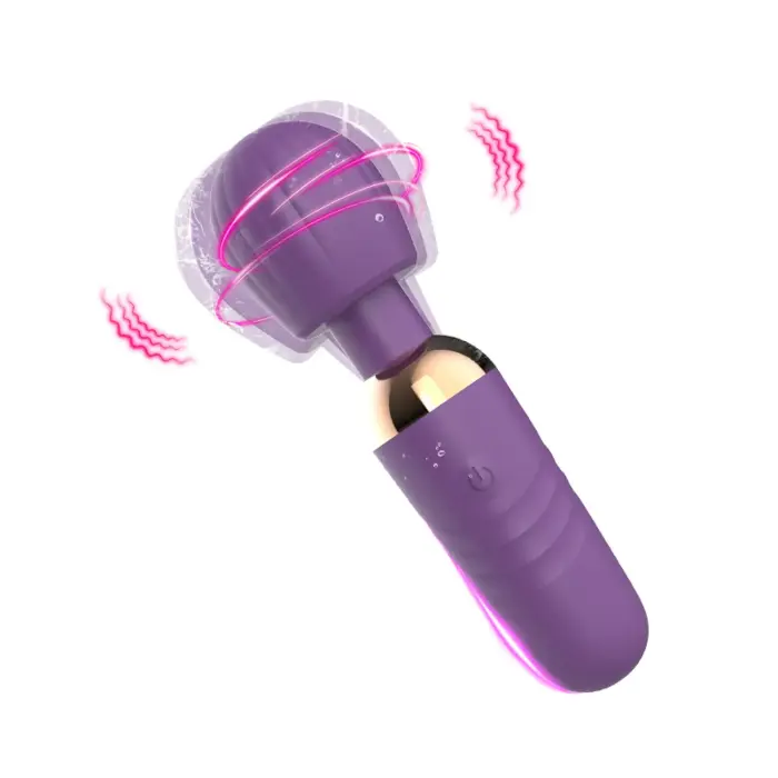 Little Fairy Wand masāžas vibrators – 14.1 cm (5.55″) – violets Foto 16