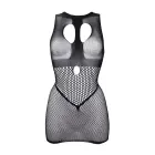 Мини-платье с открытыми чашечками Duo Net – чёрное – One size — Фото 7