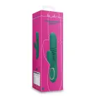 Tõukav jänese vibraator – 18 cm (7″) – roheline — Foto 2