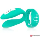Wearwatch Dual Technology porų vibratorius su WatchMe nuotolinio valdymo laikrodžiu – šviesiai žalia — Nuotrauka 2