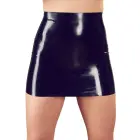 Latex Mini Skirt – Black – S — Photo 2