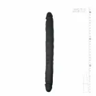 EasyToys silikona divpusējs lokans dildo – 45 cm (17.7″) – melns — Foto 4