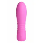 Pretty in Pink – компактный силиконовый вибратор с LED – розовый – USB магнитная зарядка – 13 см — Фото 2