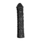 All Black Realistic Dildo with Veins – 31 cm (12″) — Photo 2