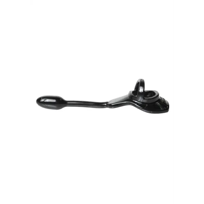 Armor Tug Lock - Dzimumlocekļa gredzens ar sēklinieku siksnu un anālo spraudni – mazs Foto 2