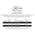 Kix'ies Madisen чулки до бедра – синие – B — Фото 4