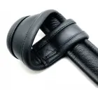 Red Leather esmaklassilised nahast riputuskäerauad – mustad — Foto 3
