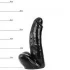 Dinoo HUNG Riff caurspīdīgs dildo – 20 cm (8″) — Foto 3