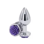 Rožveida anālais spraudnis – M – Violets — Foto 1