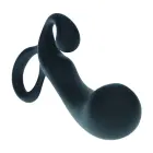 LEVELZ Silicone Prostate Massager L Black – Ergonomic Loop Handle Design — Photo 4