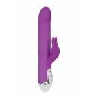 EVOLVED Dancing Pearl Rabbit violetinis silikonas dviejų motorų – 23,5 cm — Nuotrauka 3