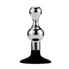 Smėlio laikrodžio formos analinis kištukas su siurbtuku – 11 cm (4.3″) — Nuotrauka 3
