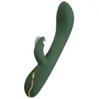 Luksuslik smaragdroheline jänese vibraator – 23 cm (9″) — Foto 7