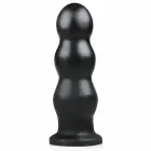 BUTTR Tactical III didelis gyslotas analinis kištukas su plokščiu siurbtuku – 18.5 cm – Juodas — Nuotrauka 1