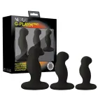 Nexus G-Play Trio Plus – 3 daļu uzlādējams silikona komplekts – Melns — Foto 1
