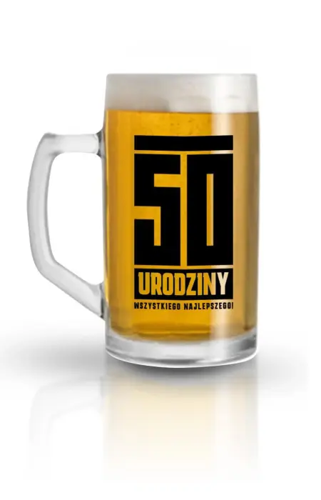 Funny Beer sünnipäeva õllekann „50 Urodziny“ – 500 ml