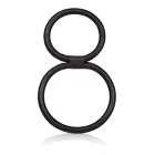 Quick Release Double Helix dzimumlocekļa gredzens – melns — Foto 1