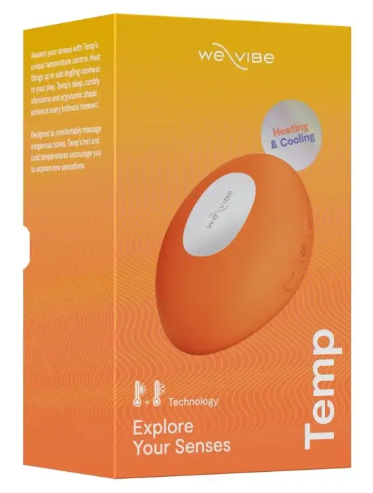 We-Vibe Temp Tangerine компактный вибратор – оранжевый