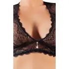 Cottelli Collection Lace Set Black XL – Bralette & Suspender System — Photo 6