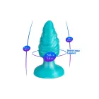 Fantasy Plug Melty – Tirkīza anālais spraudnis – Zils — Foto 4