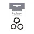 Me You Us Easy Squeeze Cock Ring Set – Black — Photo 3
