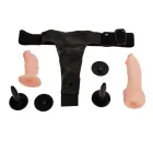 BAILE Ultra strap-on dildo komplekts – 16.5 cm / 11 cm Foto 4