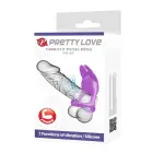 PRETTY LOVE – Silas вибрирующее кольцо для члена – черный — Фото 11