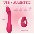 Kinky Pleasure Model J Vibey гибкий вибратор для точки G – 19.4 cm (7.6″) – розовый — Фото 3