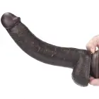 Sliding Skin kahekihiline dong – 23 cm (9″) – must — Foto 17