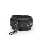 Fetish BDSM Restraint Set with Collar, Wrist and Ankle Cuffs – Black — Photo 6