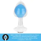 Gemoria Silicone Glow-in-the-Dark Butt Plug – 3.5–4 cm – Blue — Photo 3