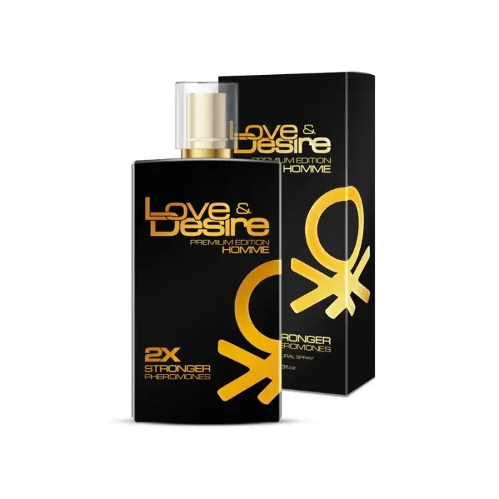 Love & Desire Gold Male feromonų kvepalai – 100 ml