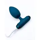 Anal Plug with Rechargeable Vibrating Insert – 11.1 cm (4.4″) – Black — Photo 3