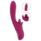 Javida вибратор с функциями лизания и толчков – 22.5 cm (8.8″) – розовый — Фото 2