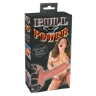 Латексная насадка с ремнем "Bull Power" – 15 cm (6″) – с венами — Фото 1