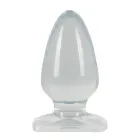 Kristāldzidrs liels spraudnis – 12.2 cm (4.8″) – Caurspīdīgs Foto 3