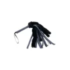 Sportsheets Cougar Faux Fur Flogger – флоггер из искусственного меха – тёмно-синий – 33 см — Фото 4