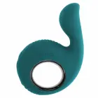 Evolved Thumbs Up divu motoru vibrators – 4.5 cm (1.75″) – tirkīza — Foto 1