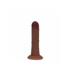 Vive REA215 – curved dual density silicone dildo with suction cup – brown – 15.5 cm — Photo 4