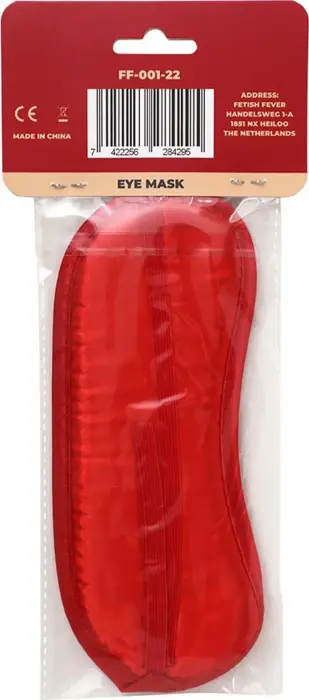 Fetish Fever - Eye Mask - Be Noughty - Red Foto 3