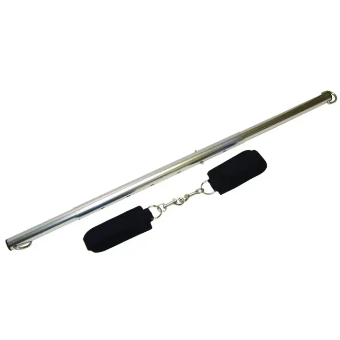 Sportsheets Expandable Restraint Bar Set with Adjustable Cuffs 74-94cm – Black