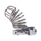 Stainless Steel Penis Cage 1 with Advanced Locking Mechanism — Photo 2