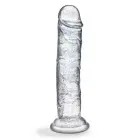 Blush Naturally Yours Gala Sädelev dildo iminappiga – 15,2 cm, läbipaistev — Foto 3