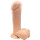 Rotējošs vibrējošs dildo – 19 cm (7.5″) – TPE Foto 1