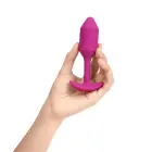 b-Vibe вибрирующая анальная пробка Snug Plug 2 – 12.5 cm – Розовый — Фото 5