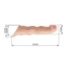 Pretty Love Extension Penis Sleeve with Modular Length Blocks – 28 cm — Photo 8