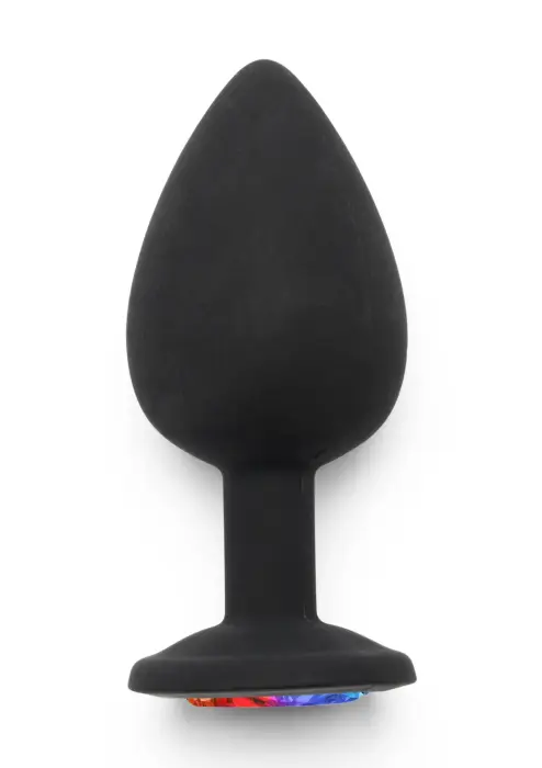 Vaivorykštės spalvos Booty Jewel L – 20 cm (8″) – Spalvotas Photo